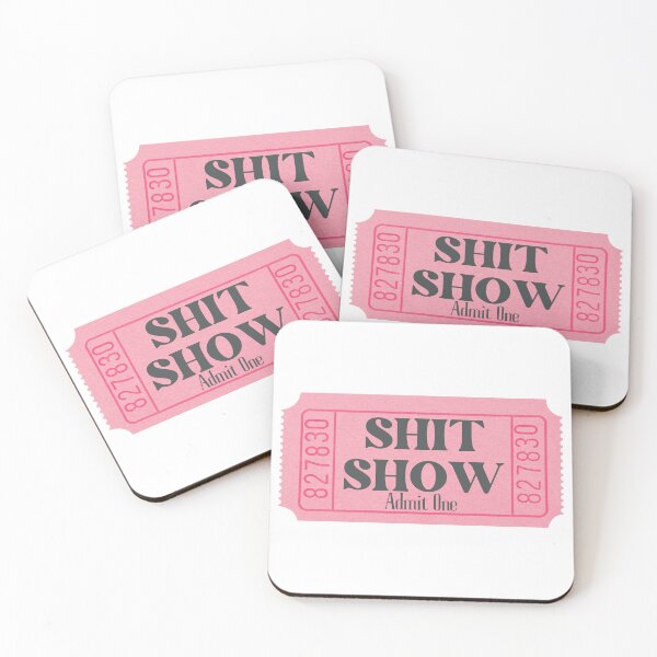 Item preview, Shit show admit one ticket designed and sold by MyVioletSkies.