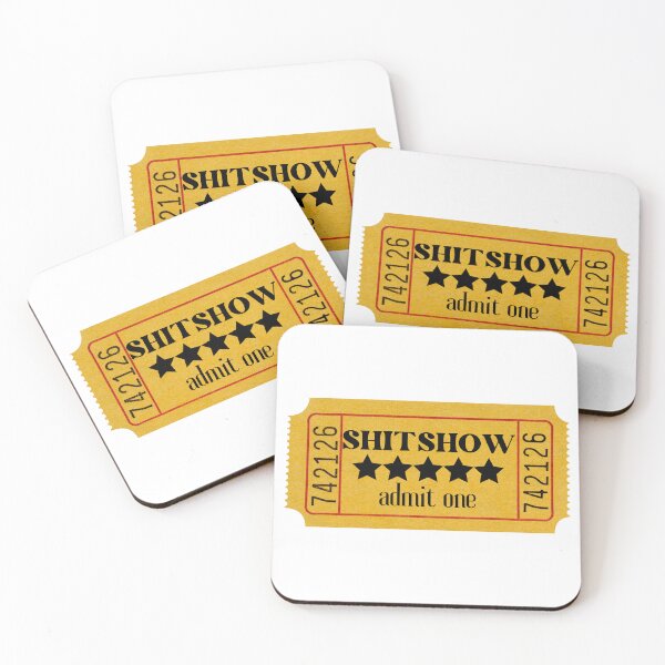 Item preview, Shit show admit one ticket designed and sold by MyVioletSkies.
