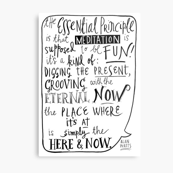 the eternal now Metal Print
