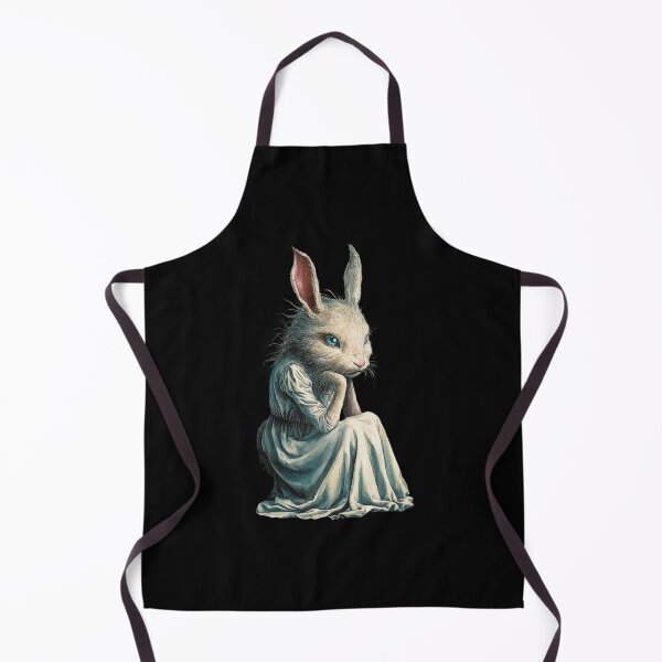 Item preview, Fantasy Blue-Eyed Rabbit Art - Whimsical Animal Illustration designed and sold by love3617.