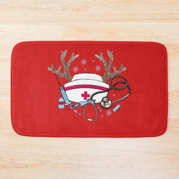 Item preview, Deer Christmas Nurse Gift, Cute Deer Nurse, ICU Gift, Emergency Room Nurse, ENT Nurse designed and sold by throuplescorner.