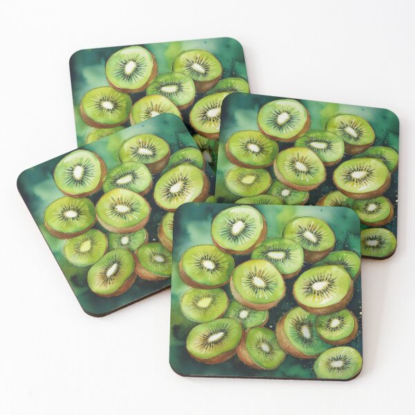 Item preview, watercolor kiwis designed and sold by Valentina-V.