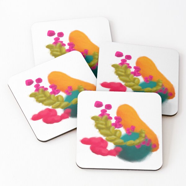 Item preview, Abstract foliage (white background) designed and sold by MentaLee.
