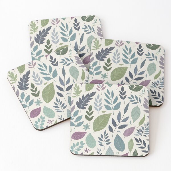Item preview, Leaves and flowers pattern designed and sold by Haji Kamora.