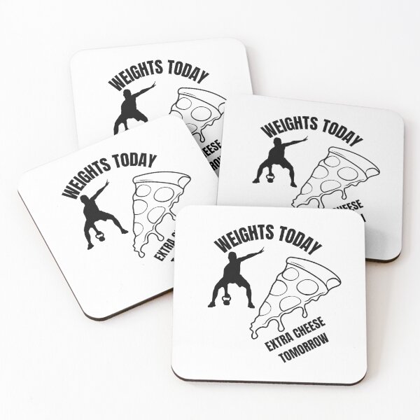 Item preview, Weights Today, Extra Cheese Tomorrow designed and sold by QuirkWears.