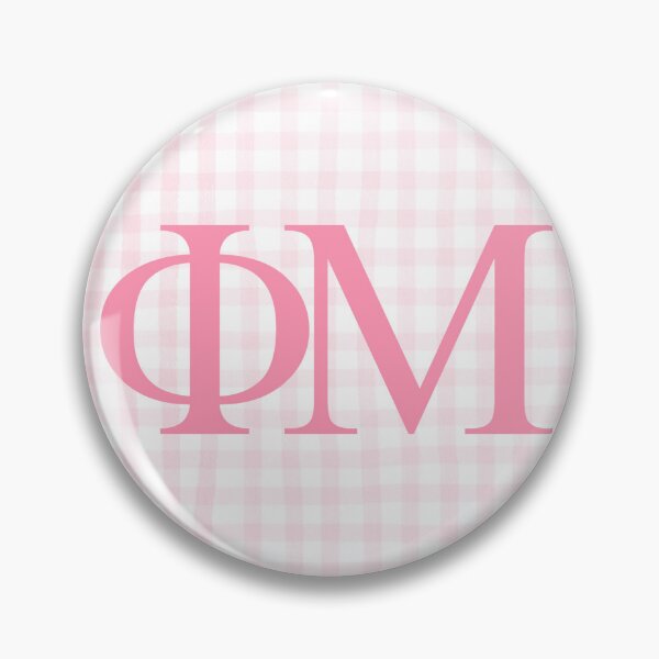 Item preview, phi mu pink gingham designed and sold by creationsbymego.