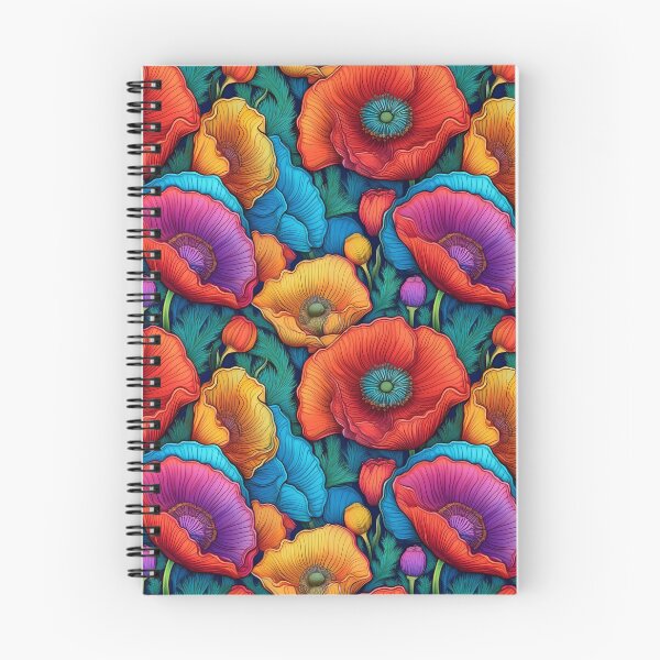 Item preview, Poppy Power: A powerful pattern with poppies symbolizing strength, courage, and resilience. designed and sold by Camel & Quirk.