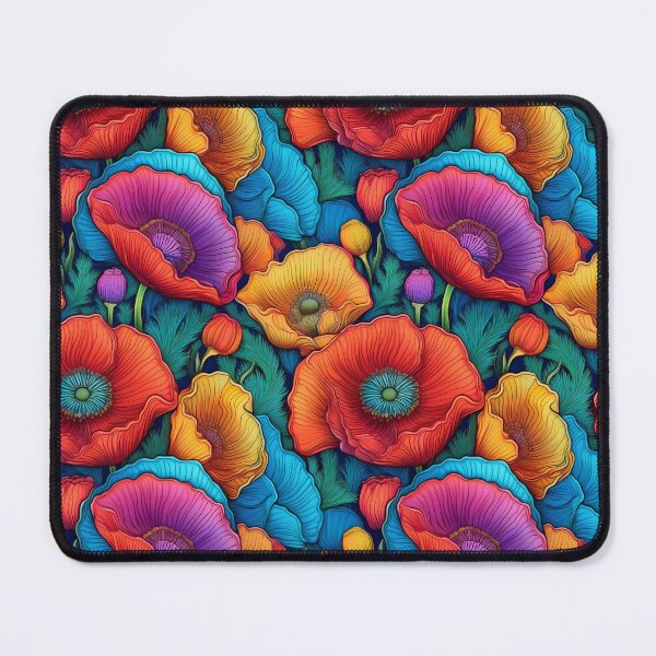 Item preview, Poppy Power: A powerful pattern with poppies symbolizing strength, courage, and resilience. designed and sold by Grang Art Artistic Designs.
