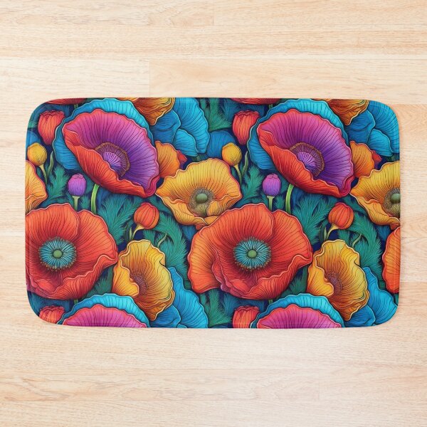 Item preview, Poppy Power: A powerful pattern with poppies symbolizing strength, courage, and resilience. designed and sold by Grang Art Artistic Designs.
