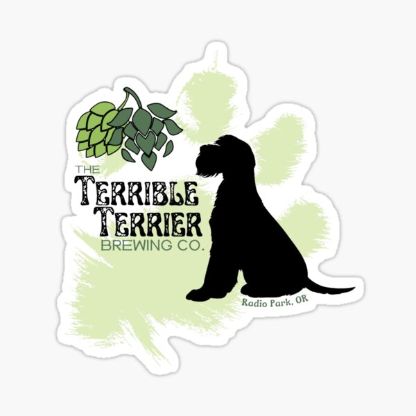 The Terrible Terrier Sticker