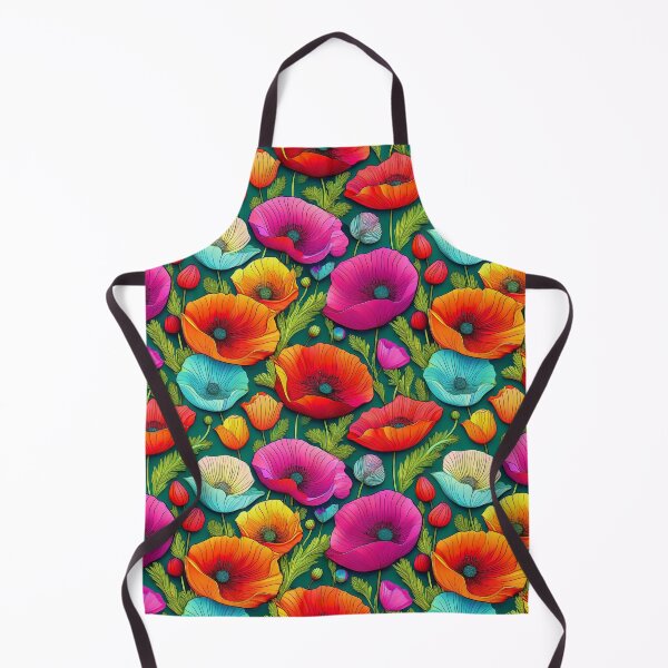 Item preview, Colourful Poppy Power: A powerful pattern with poppies symbolizing strength, courage, and resilience. designed and sold by Grang Art Artistic Designs.