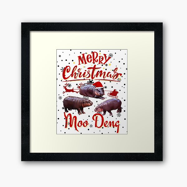 Item preview, Moo Deng Christmas designed and sold by saloui.