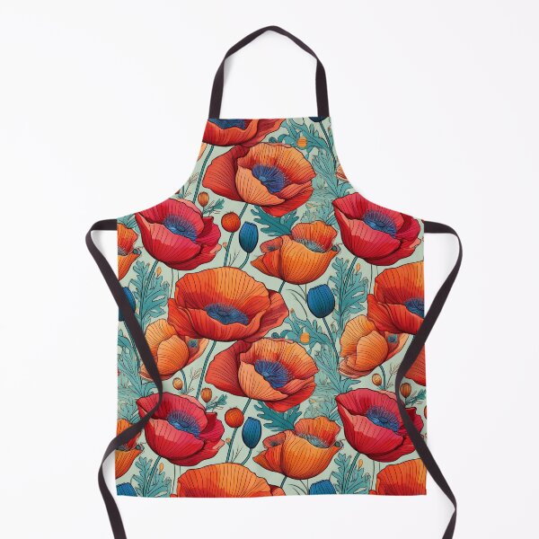 Item preview, Poppy Paradise: A powerful pattern with poppies symbolizing strength, courage, and resilience. designed and sold by Grang Art Artistic Designs.