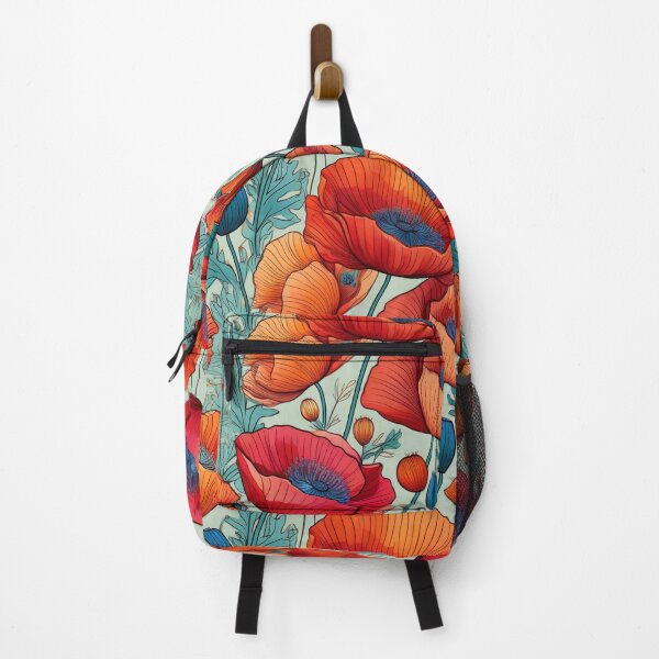 Item preview, Poppy Paradise: A powerful pattern with poppies symbolizing strength, courage, and resilience. designed and sold by Grang Art Artistic Designs.