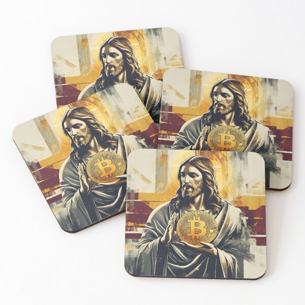 Item preview, Jesus with Bitcoin designed and sold by Vivid-Impres.