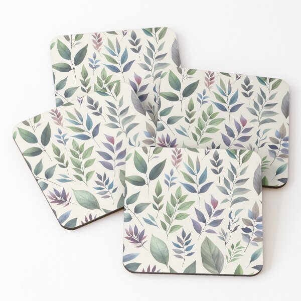 Item preview, Leaves and flowers pattern designed and sold by Haji  Kamora.