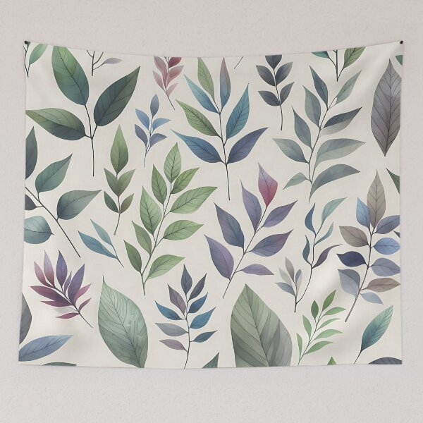 Item preview, Leaves and flowers pattern designed and sold by Haji Kamora.