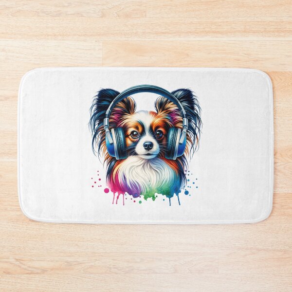 Item preview, Papillon with Headphones designed and sold by MyCozyCorner24.