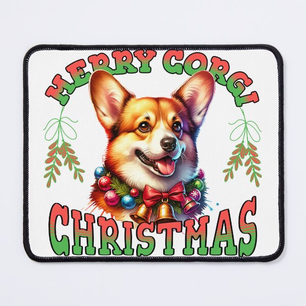 Item preview, Merry Corgi Christmas designed and sold by I-I-Trading-Co.