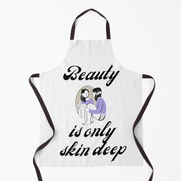 Item preview, Beauty is only skin deep - black - A reflection means nothing designed and sold by ColorfulVertigo.
