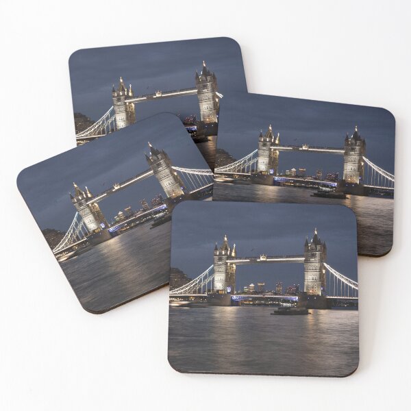 Item preview, Tower Bridge, London, UK,  floodlit at blue hour designed and sold by EDHPhotography.