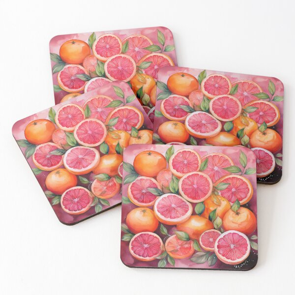 Item preview, watercolor grapefruits designed and sold by Valentina-V.