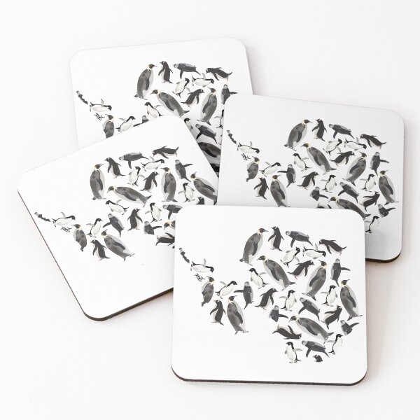 Item preview, Antarctica Penguin Continent designed and sold by NozomiStudio2.