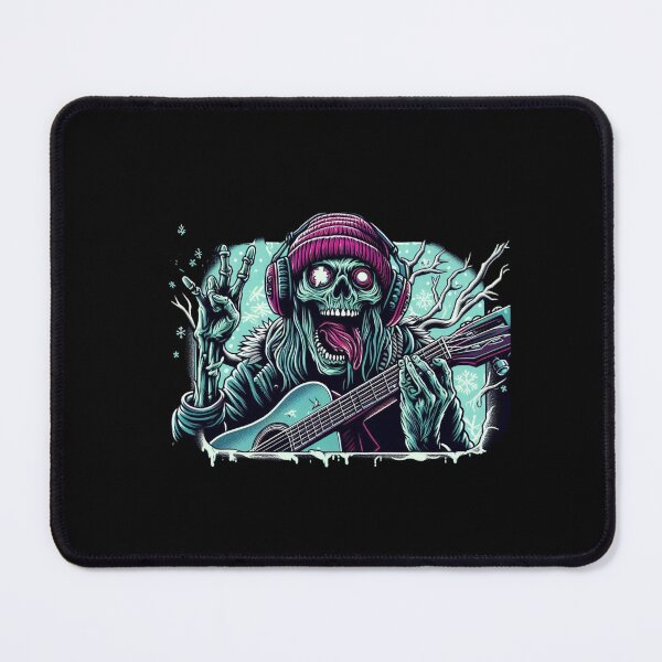 Item preview, Zombie Rocker Christmas Collection: Metal & Skull Art for Survival Enthusiasts designed and sold by MiszungART.