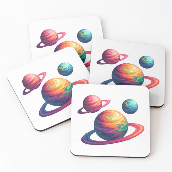 Item preview, The Grand Planetscape: A Colorful Celestial Artwork designed and sold by ART ATTACK ZONE.