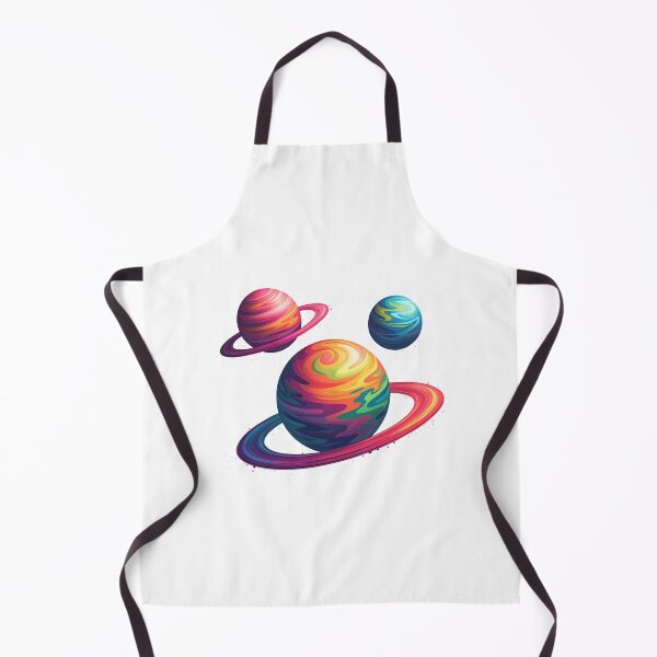 Item preview, The Grand Planetscape: A Colorful Celestial Artwork designed and sold by ART ATTACK ZONE.