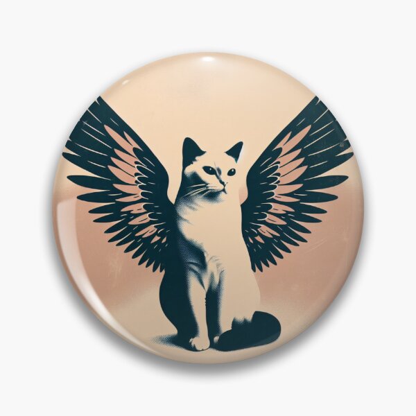 Item preview, Vintage Cat With Wings designed and sold by DSoriaDesign.