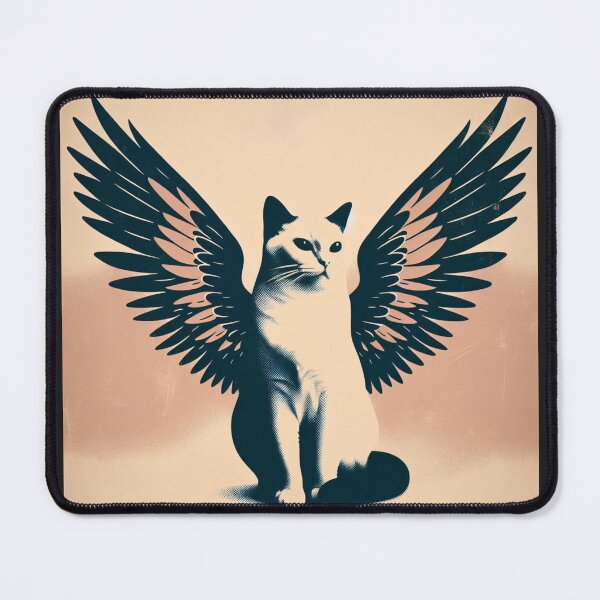 Item preview, Vintage Cat With Wings designed and sold by DSoriaDesign.