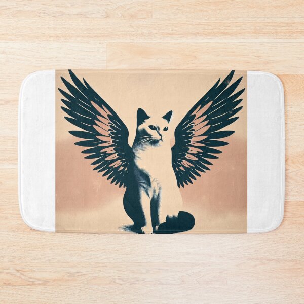 Item preview, Vintage Cat With Wings designed and sold by DSoriaDesign.