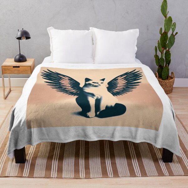 Item preview, Vintage Cat With Wings designed and sold by DSoriaDesign.