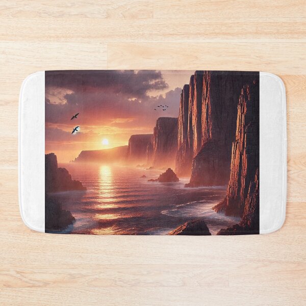 Item preview, Dramatic Coastline at Sunset designed and sold by shefo99.