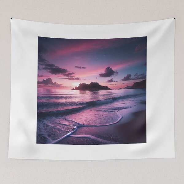 Item preview, Serene Beach at Twilight designed and sold by shefo99.