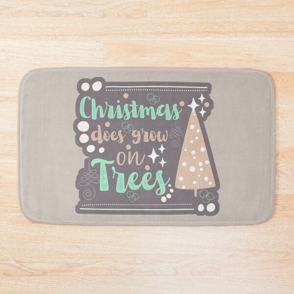 Item preview, Scandi Christmas Tree Cute Holiday Quote  designed and sold by Renata Illustrata.