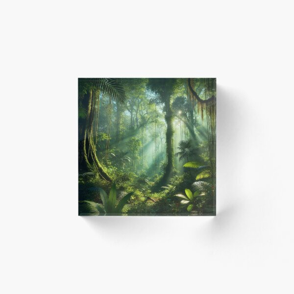 Item preview, Vibrant Rainforest Scene designed and sold by shefo99.