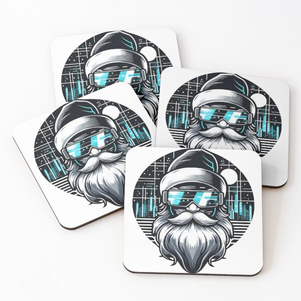 Item preview, Santa in the City - Futuristic Christmas Art designed and sold by lubushop1.
