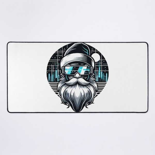 Item preview, Santa in the City - Futuristic Christmas Art designed and sold by lubushop1.