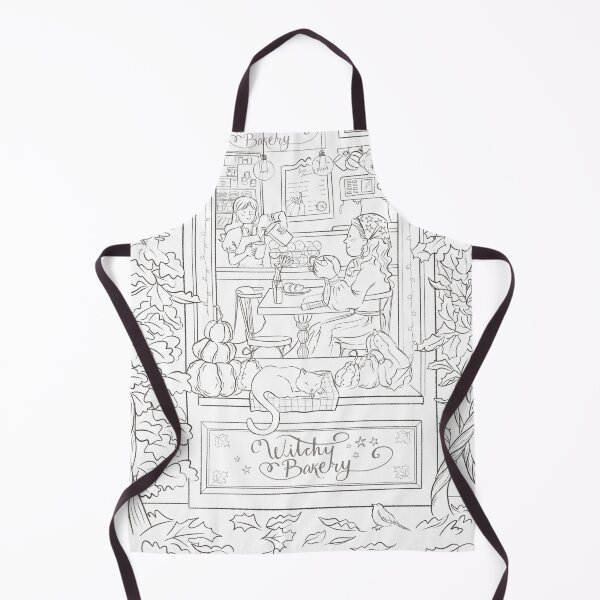 Item preview, Witchy Cozy Bakery for coloring, Fun Family DIY designed and sold by AinaDuch.