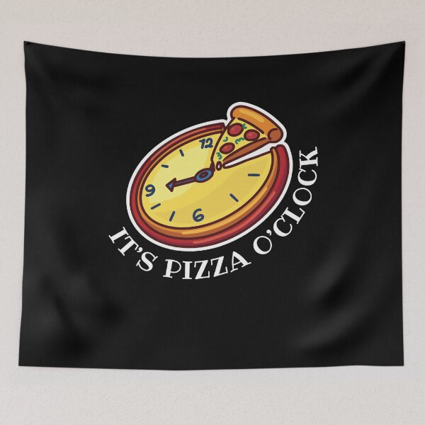 Item preview, Clock It's Pizza O'Clock Delight designed and sold by MooonTees.