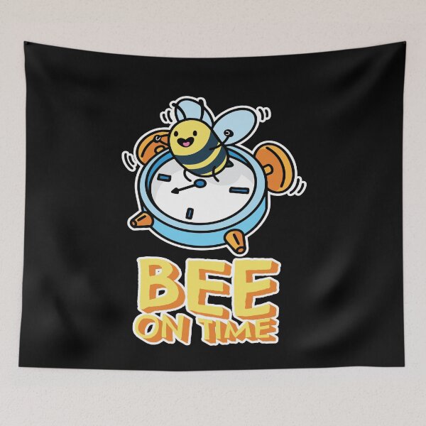 Item preview, Bee On Time Uhr Biene Charm designed and sold by MooonTees.