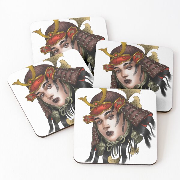 Item preview, Lady Samurai and gingko petals designed and sold by XenijaWo.