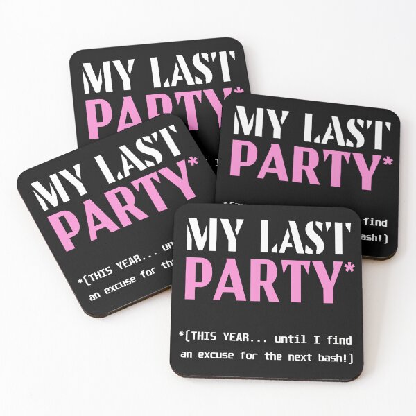 Item preview, Party. Festival. Fun. Meme. Joke. (black background) designed and sold by bekksa.