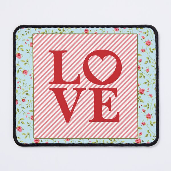 Item preview, Spring Rose Floral Pattern and Love Typography designed and sold by MarikaJohnson.