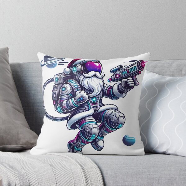 Item preview, Santa Astronaut with Laser Gun in Futuristic Space Suit designed and sold by lubushop1.