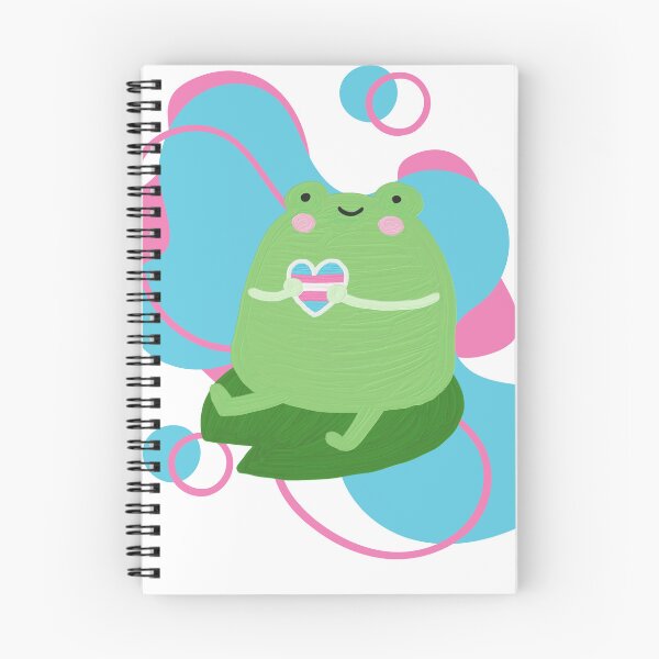 Item preview, Trans Frog Light Blue & Pink LQBTQ+ designed and sold by SimplyPsycho.