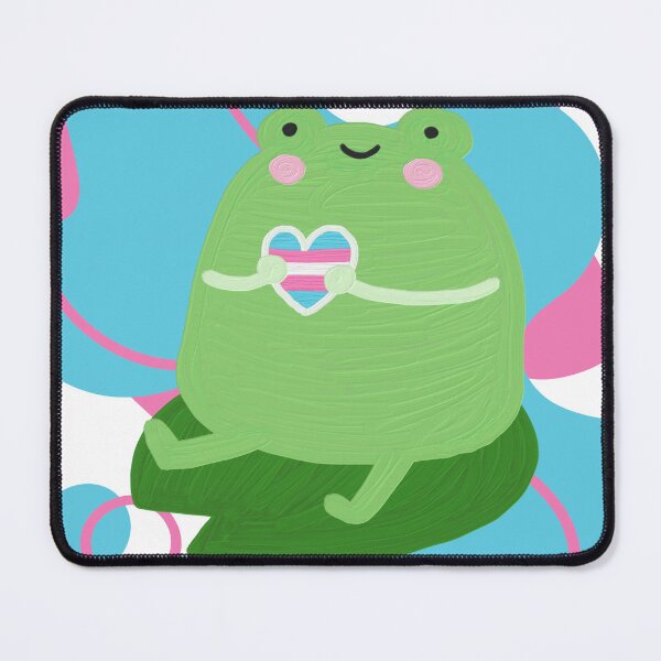 Item preview, Trans Frog Light Blue & Pink LQBTQ+ designed and sold by SimplyPsycho.