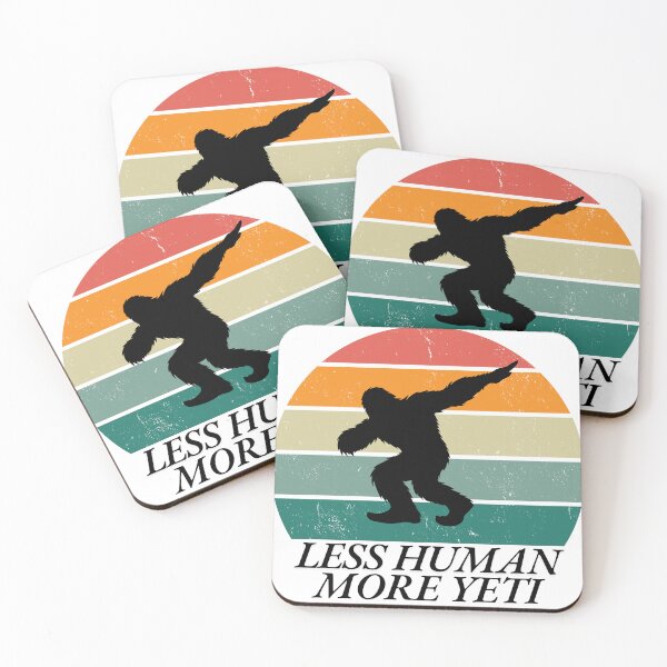 Item preview, Less human, more Yeti designed and sold by Red-forever.